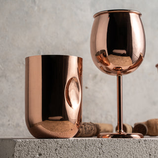 Handcrafted Solid Copper Tumbler  – Elegant Copper Drinkware for Every Occasion