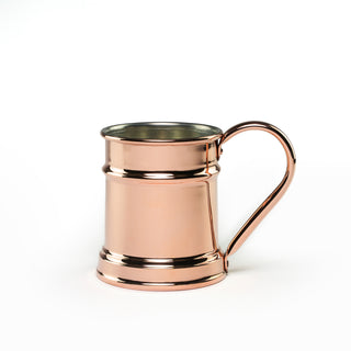 Handcrafted Copper Beer Tankards – Set Of Two, Copper Glasses Collection