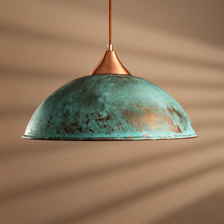 New Model Farmhouse Copper Pendant Light | Farmhouse Green Patina Chandeliers Exterior Light | *Lighting Fixtures Included*