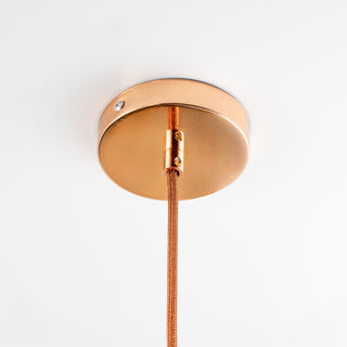 Solid Copper Pendant Light | Handmade Hammered Copper Ceiling Lighting | *Lighting Fixtures Included*