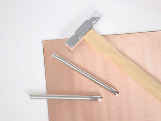 Kit fai da te completo per incisione su rame con cornice | Regalo artistico con cornice in legno inciso su rame - 200 x 260 mm