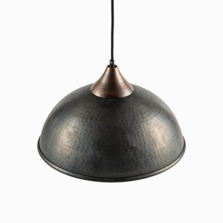 Handmade Farmhouse Dark Copper Pendant Light – Timeless Elegance for Interior & Exterior Spaces