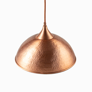 Handmade Farmhouse Dark Copper Pendant Light – Timeless Elegance for Interior & Exterior Spaces