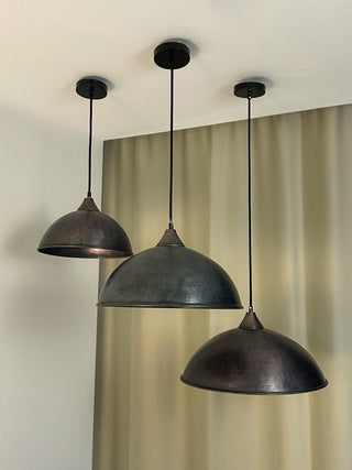 New Model Farmhouse Copper Pendant Light | Farmhouse Dark Copper Chandeliers Exterior Light | *Lighting Fixtures Included*