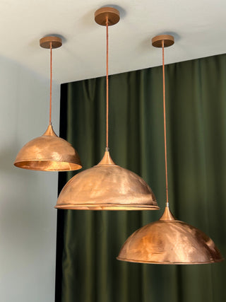 New Model Farmhouse Copper Pendant Light | Farmhouse Copper Chandeliers Exterior Light | *Lighting Fixtures Included*