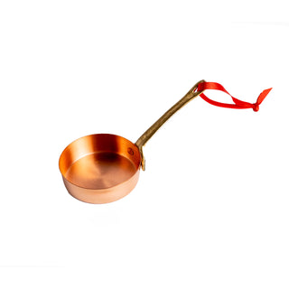 mini copper frying pan, tiny kitchen decor, dollhouse cookware, miniature kitchen accessory, 5cm copper pan, copper frying pan ornament, Handmade Pure Copper Miniature Saucepan 